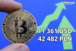 Bitcoin wybija się na ponad 11000$ z rekordową kapitalizacją